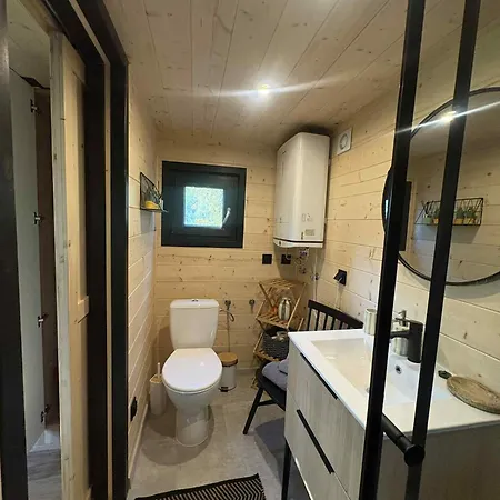 Totu Tiny House Sauna & Wanna Ogrodowa Tatil Evi *