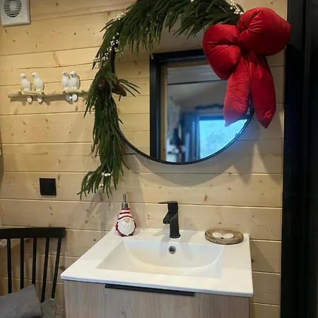 Totu Tiny House Sauna & Wanna Ogrodowa Casa de Férias