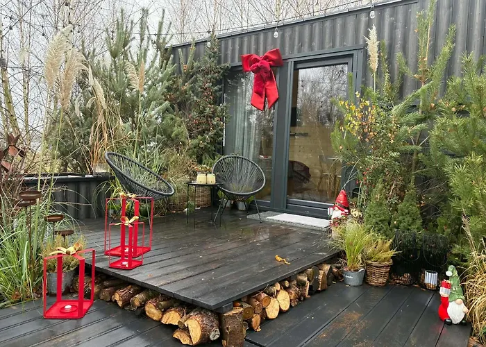 펜션 Totu Tiny House Sauna & Wanna Ogrodowa Dobiesz