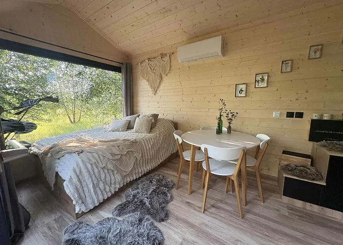 Totu Tiny House Sauna&wanna Ogrodowa Dom wakacyjny Dobiesz